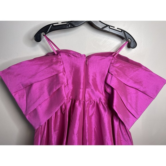 NWT NEW YORK & COMPANY Womens High Low Pink Maxi Dress Size XL NY&C - Picture 7 of 10